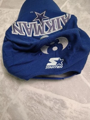 De colección 1990 Troy Aikman Starter Dallas Cowboys SnapBack Gorra Sombrero Foto 1 de 4