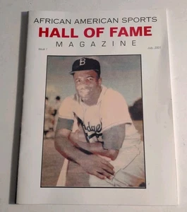 African American Sports Hall of Fame Magazin Juli 2001. Taschenbuch. - Bild 1 von 8