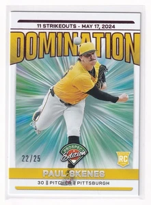 2024 Panini Paul Skenes #6 22/25 - Domination Pink (RC) 🔥 - Bild 1 von 2