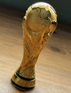 FIFA World Cup Qatar 2022 Trophy Replica 100mm (FIFA Official Product) - Picture 1 of 7