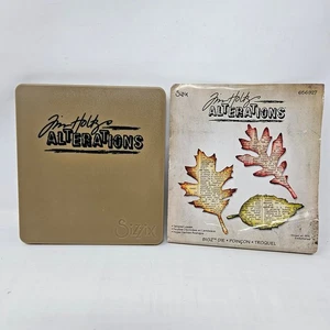 Tattered Leaves Sizzix Bigz Tim Holtz Alterations Autumn Fall Die #656927 - Picture 1 of 5