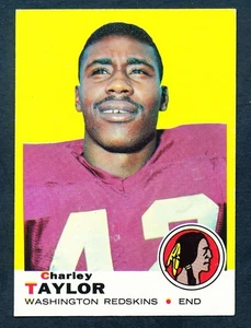 1969 TOPPS Football #67 CHARLEY TAYLOR EXMT - Bild 1 von 2