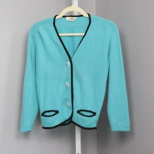 Vintage Dalton Cashmere Cardigan Sweater Size M - Picture 1 of 6