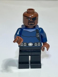 Lego Nick Fury Minifigure Marvel Avengers 76004 Used Good Condition sh0056 #24 - Picture 1 of 3