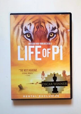 Life of Pi DVD Adventure Drama 2012 PG Suraj Sharma Yann Martel Free Shipping - Image 1 of 3