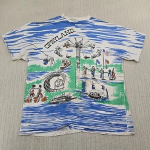 Vintage Opryland Shirt Large AOP All Over Print Single Stitch USA Made Beefy T - Picture 1 of 24