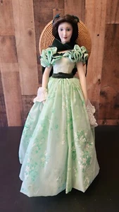 Franklin Mint Heirloom Vivien Leigh Doll Gone with The Wind Scarlett O Hara READ - Picture 1 of 13
