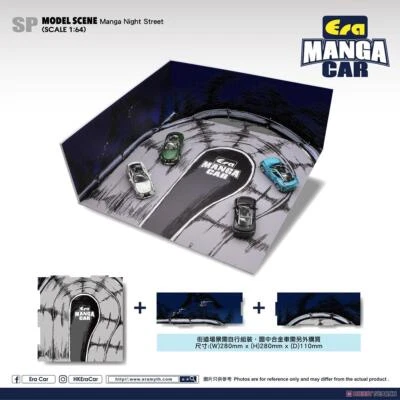 Modello Scena Manga Notte Strada Per Diorama 1:64 Scala Era Auto SC023SP001 - Immagine 1 di 2