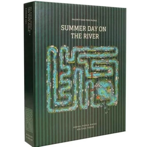 Majority Edge Piece Puzzle,summer Day on The River Puzzle Game-Themed Puzzle/ - Picture 1 of 11