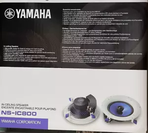 Yamaha NS-IC800WH Coppia di altoparlanti da soffitto a 2 vie 8", Bianco - Foto 1 di 1