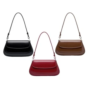 Multipurpose Fashion Underarm Shoulder Bag in Faux Leather for Various Outfits - Bild 1 von 11