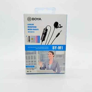 BOYA BY-M1 Lavalier Mikrofon für Smartphones Canon Nikon DSLR Kameras - Bild 1 von 3