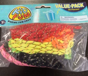 Kid Fun Friendship Rope Bracelets (48ct) - New - Unused - Picture 1 of 2