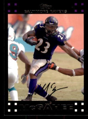 2007 Topps #54 Willis McGahee Baltimore Ravens - Image 1 of 2