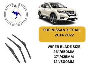 WIPER BLADES FOR NISSAN X-TRAIL 2014-2022 - Picture 1 of 4