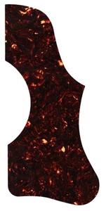 Red Tortoise Shell "Batwing" vintage guitar pickguard for Gibson J-50 J-45 - Picture 1 of 5