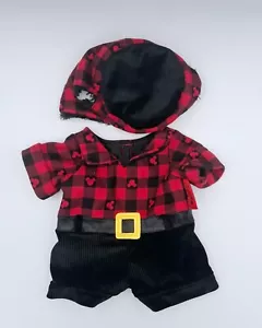 RARE Disney Parks Duffy Lumberjack Winter Trapper Costume Clothes Outfit 17in - Picture 1 of 4