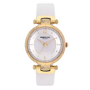 Kenneth Cole Ladies Classic 34mm Stainless Steel Quartz Watch - KC50963003 NEW - Picture 1 of 4