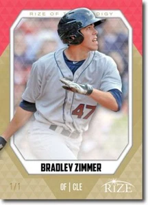 BRADLEY ZIMMER 2014 Rize Rookie GOLD BLANK BACK PRODIGY RC 1/1 - Picture 1 of 2
