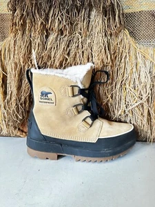Sorel Waterproof Snow Rain Boots Women's Size 10 fur lined NL3425 - Picture 1 of 8