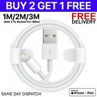 USB Fast Charger for Apple iPhone 14 13 12 11 X 6 5 7 8 Data Lead Cable 1m 2m 3m