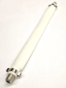 0.2m F Connector Flat Coaxial Cable F To F Slim Patch Window Door Lead - Picture 1 of 5
