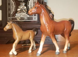 **RARE** LEFTON VINTAGE HORSE MARE & COLT .  MINT - Picture 1 of 16