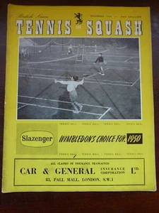 BRITISH LAWN TENNIS AND SQUASH / DEC 1950 / PADDER TENNIS IN OSLO - Picture 1 of 1