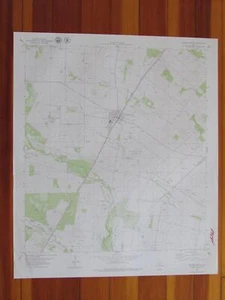 Orange Grove Texas 1979 Original Vintage USGS Topo Karte - Bild 1 von 1