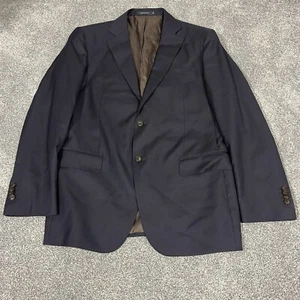SuitSupply Napoli Reda Pure Wool Sport Coat Blazer Mens 42R Navy Blue Single - Picture 1 of 15
