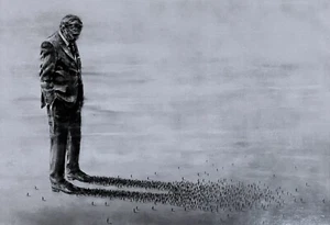 PEJAC - THE BOSS Postcard NUMBERED & MINT Lottery Ticket Mini Print Ahab Linea - Picture 1 of 5