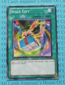 Tarjeta de regalo espacial LCGX-EN104 Yu-Gi-Oh 1a edición nueva - Imagen 1 de 4