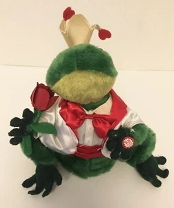 Dandee Singing Animated FROG PRINCE Plush Light Up Rose Crown Temptations LC - Picture 1 of 2