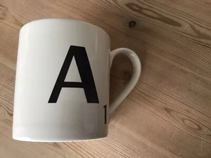 Wild And Wolf Scrabble Mug, Letter A, VGC - Picture 1 of 6