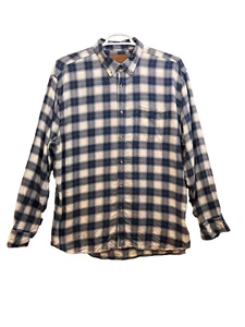 ClearWater Outfitters Chemise Flanelle Homme XL Bleu Gris Plaid Extérieur GORP - Photo 1/8