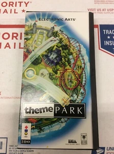 Theme Park 3DO Longbox Panasonic EA Games Vintage 90s Great Condition - Picture 1 of 5