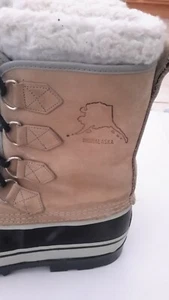 Vintage Miuralaska Winter Boots Men's Size 10 Inner Sock 55% Wool Made in Korea - Picture 1 of 12