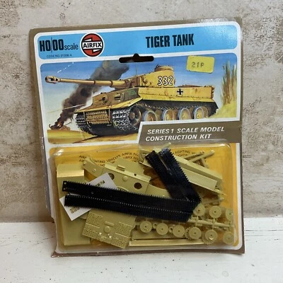 AIRFIX CONSTRUCTION KIT, TIGER TANK #01308-4 HO / OO GAUGE, VINTAGE 1973 KIT - Image 1 of 3