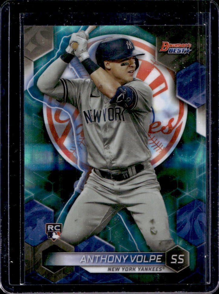 2023 Bowmans Best Anthony Volpe Aqua Lava Refractor Rookie RC #139/199 Yankees