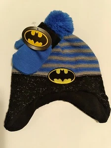 Gg Batman Hat & Gloves boys Set - Picture 1 of 3