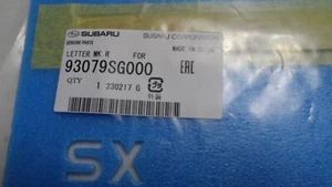 SUBARU 93079SG000 FORESTER (LETTER MARK) DECK LID - Picture 1 of 3