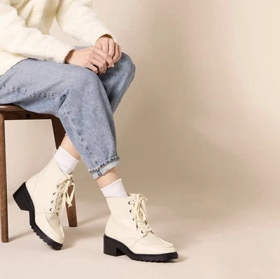 Women’s Combat Boots Heels Booties New Size 10 - Image 1 of 4