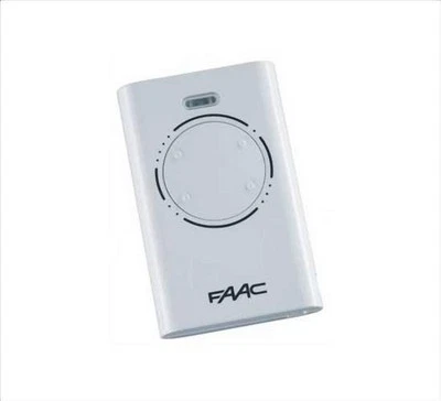 Telecomando originale FAAC XT2 XT4 433 868 SLH LR rolling code bianco