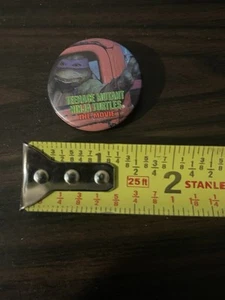 Vintage 1990 Teenage Mutant Ninja Turtles Movie Pin, Mad Turtle, TMNT - Bild 1 von 3