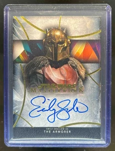 2024 Topps Star Wars Masterwork Emily Swallow as The Armorer Auto Canvas #/25 - Picture 1 of 2