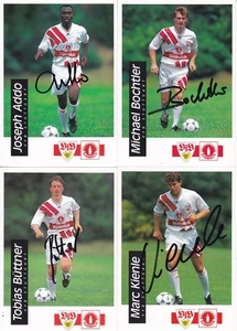 VfB Stuttgart - Saison 1994/95, 8 Autogrammkarten mit Originalunterschrift! - Bild 1 von 2
