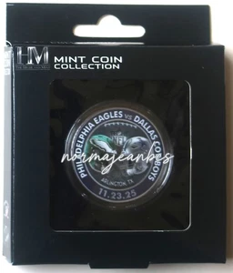 2025 SEASON PHILADELPHIA EAGLES VS DALLAS COWBOYS 23.11.25 GAME DAY COIN - NEU - Bild 1 von 2