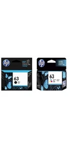 HP 63 Black And Colour Ink Cartridges - Combo Pack - Bild 1 von 1