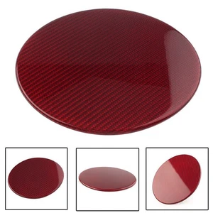 Red Carbon Fiber Style Car Oil Tank Cover for Subaru BRZ Toyota 1986 - Picture 1 of 10