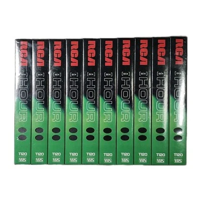 10 PACK Blank TI20 RCA Ultimate Performance 6 Hour VHS Video Cassette Tapes NEW! - Image 1 of 4